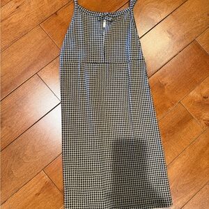 Carter's brown and White Houndstooth Dress